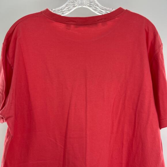 JUMPERS Coral White Zebra Crossing Graphic Short Sleeve T-Shirt Top M - Picture 4 of 10